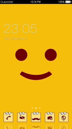 Warm Simple Smile Theme HD