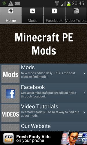 Mods For Minecraft PE