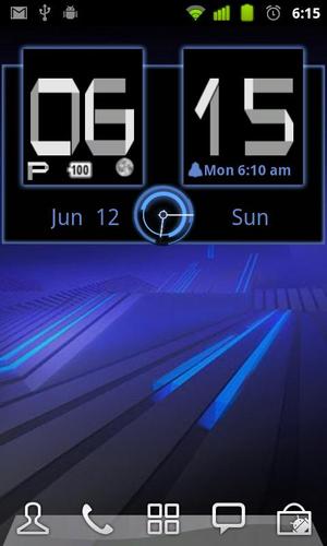 Honeycomb Weather Clock Widget