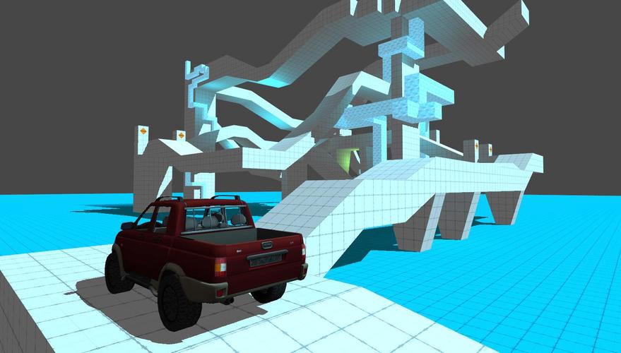 4x4 Cubes Hill Climb Racing