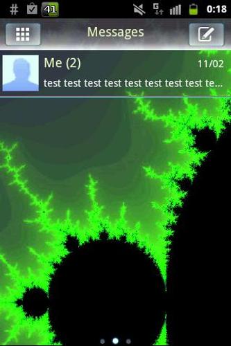 GO SMS PRO Theme - Fractal