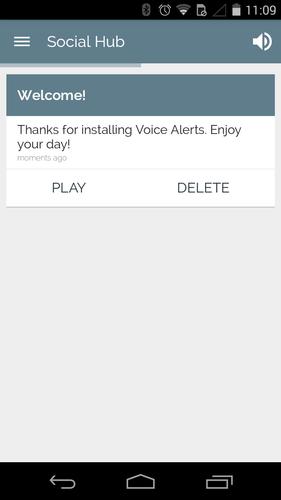 Voice Alerts