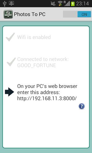 Photos To PC - wifi transfer