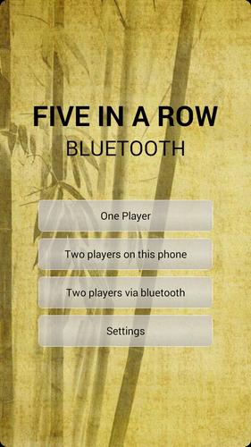 Five in a row Bluetooth