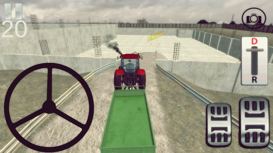 Tractors Driving Game 3D