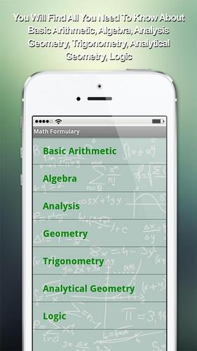 Math Formulary