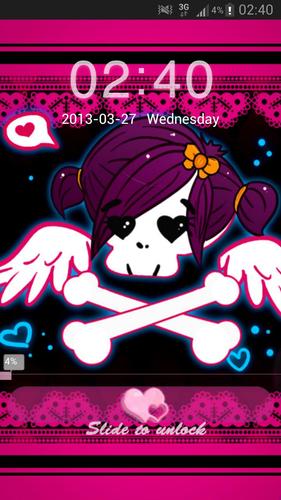 GO Locker Theme Pink Emo