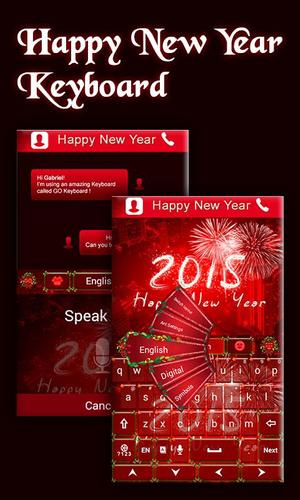 Happy New Year Keyboard Theme