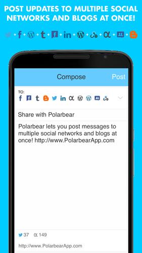 Polarbear: Twitter Facebook WP