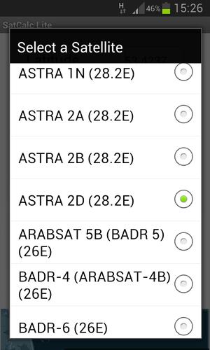 SatCalc Free Satellite Finder