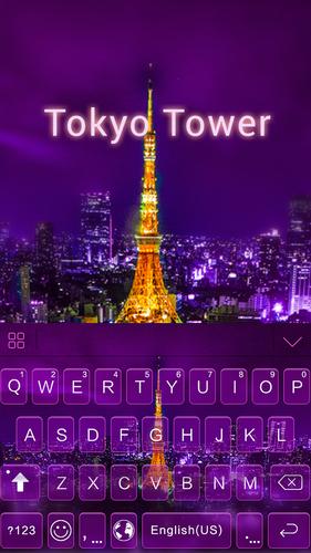 Tokyo Tower theme for keyboard