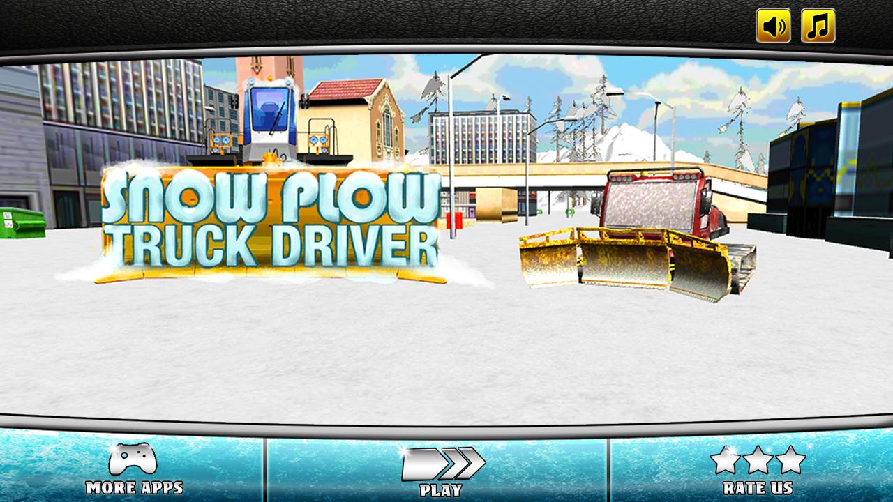 Snow Plow Truck Driver 3D