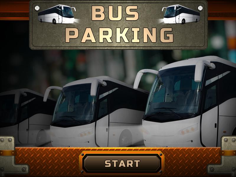 City bus parking 3D