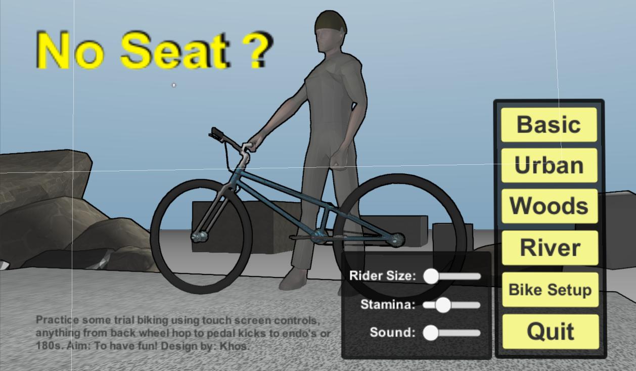 No Seat? - Real Trial Biking