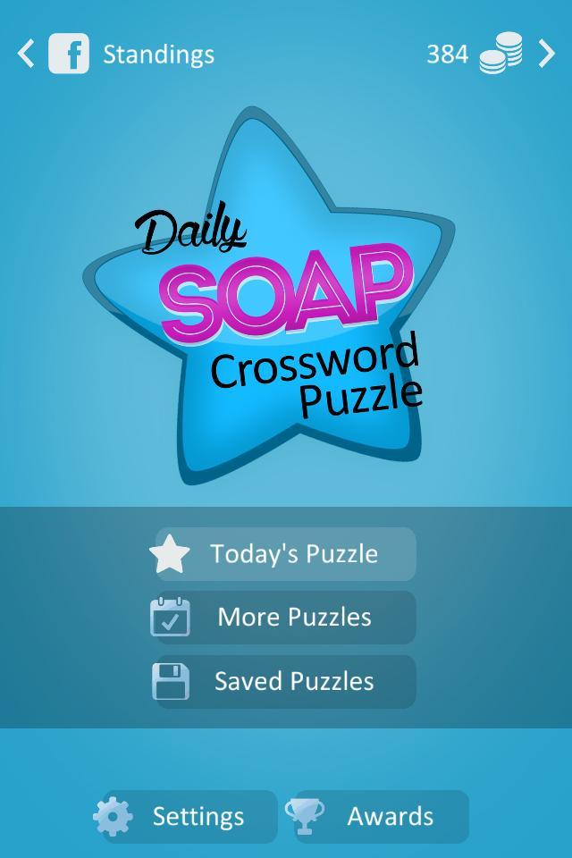 Soap Crossword