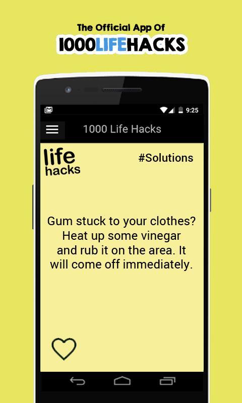 1000 Life Hacks