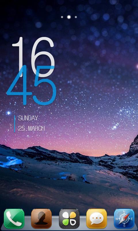 Galaxy GO Launcher Theme