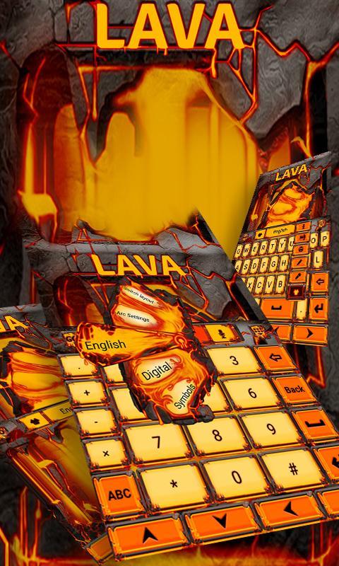 Lava Go Keyboard Theme