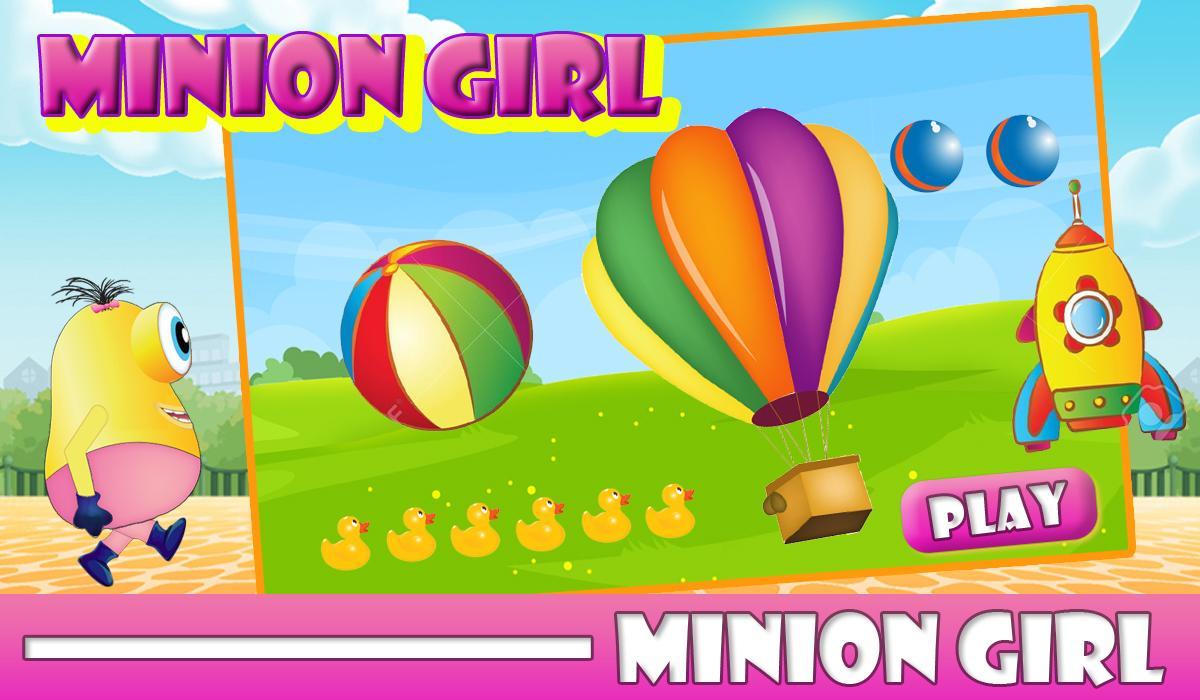 Girls minion banana games