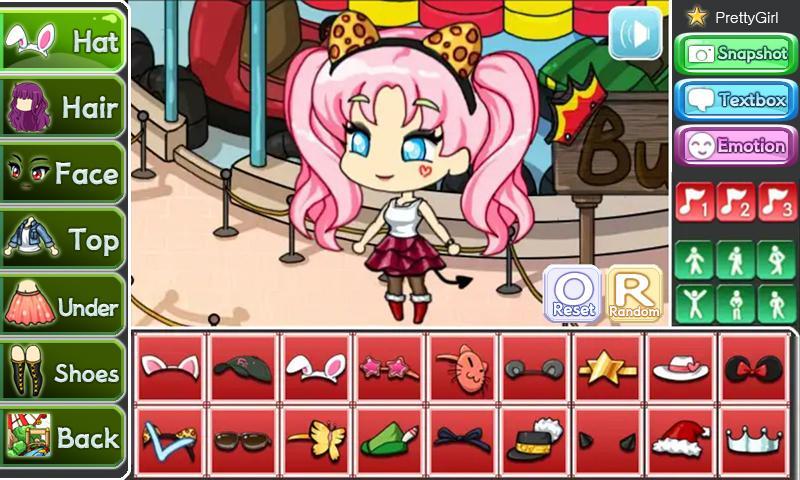 Theme Park Pretty Girl : dress up game