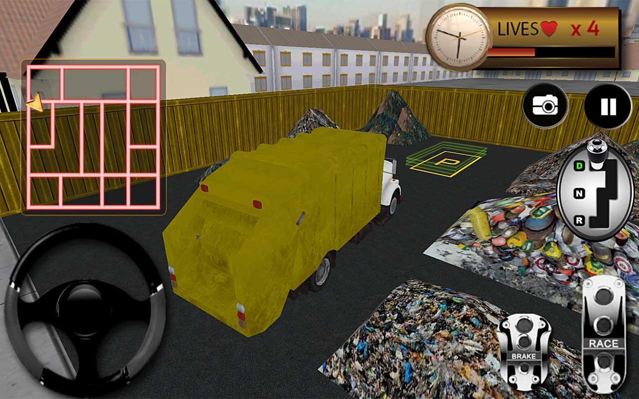 3D Real City Garbage Cleaner