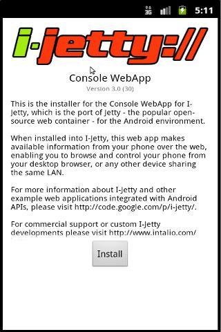 i-Jetty Console Installer