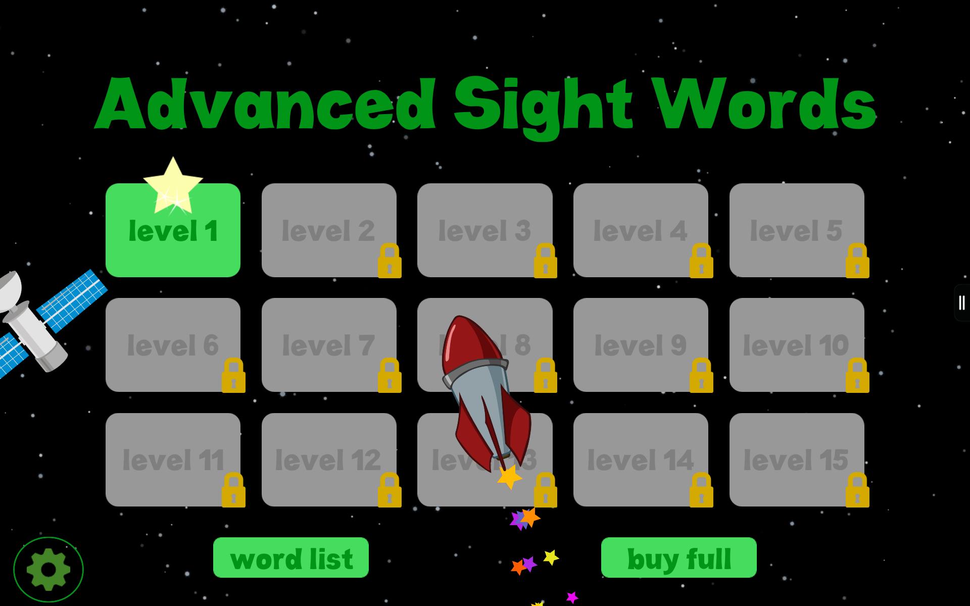 Advanced Sight Words Free