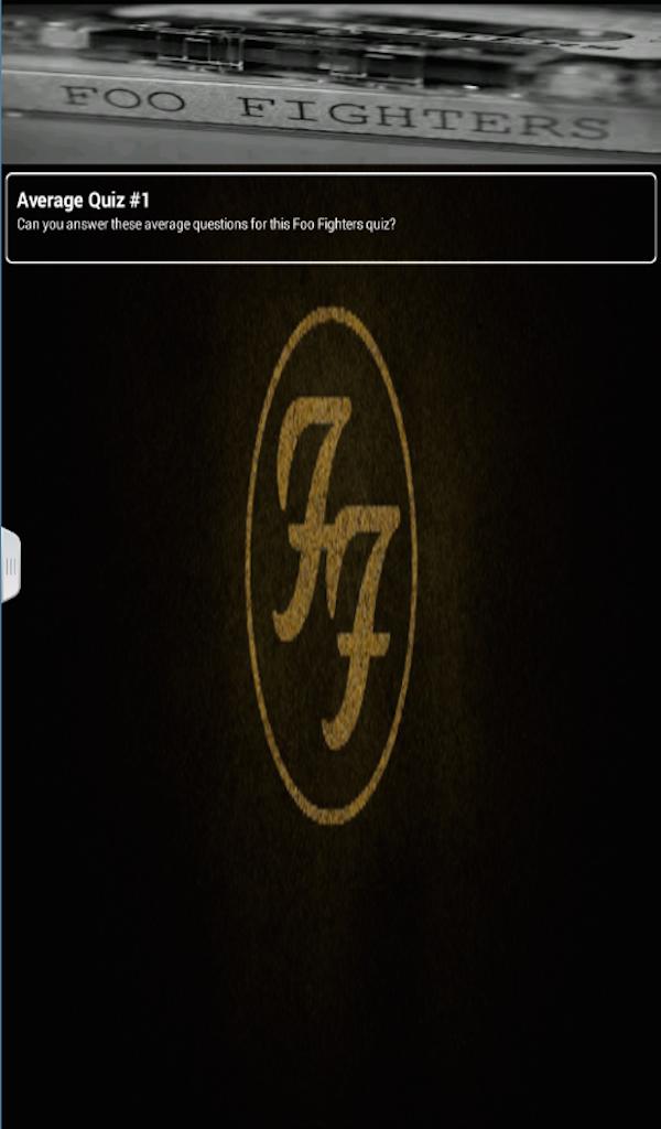 Foo Fighters Quiz Game