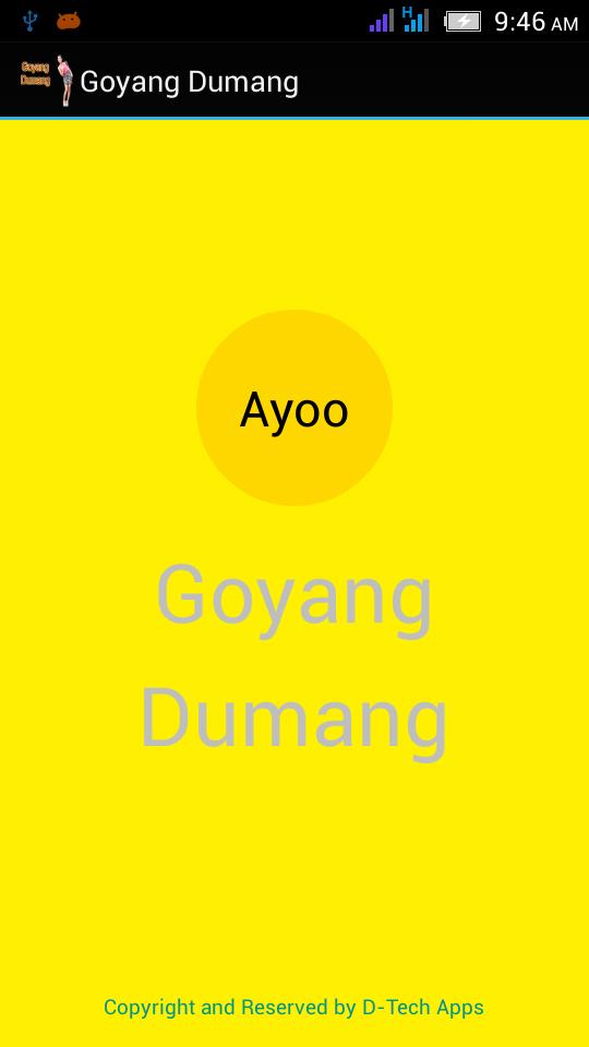 Ayo Goyang Dumang