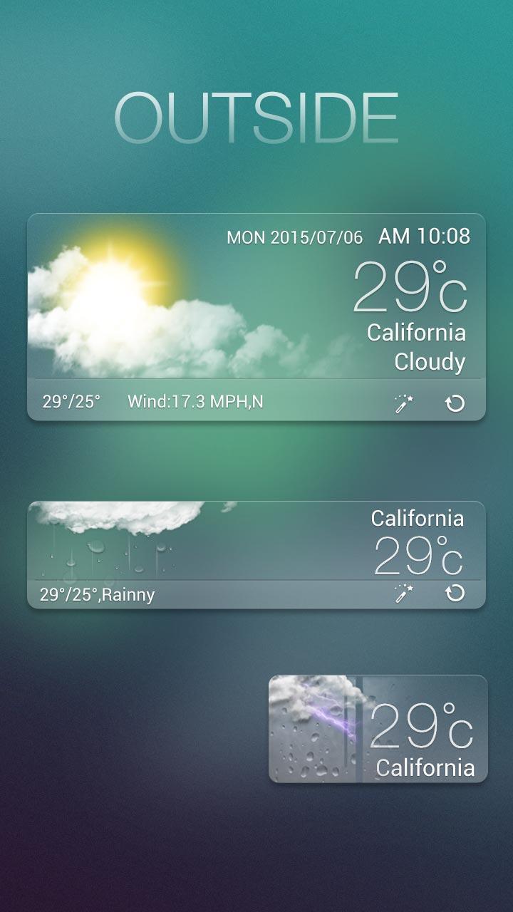 Outside GO Weather Widget