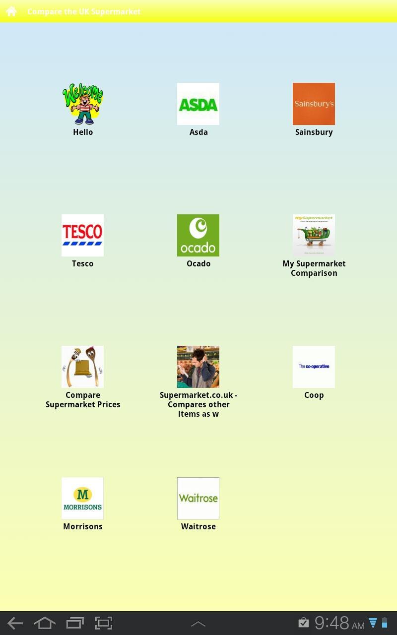 Compare UK Supermarkets