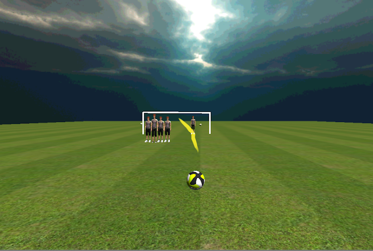 Free Kick Shooting Striker