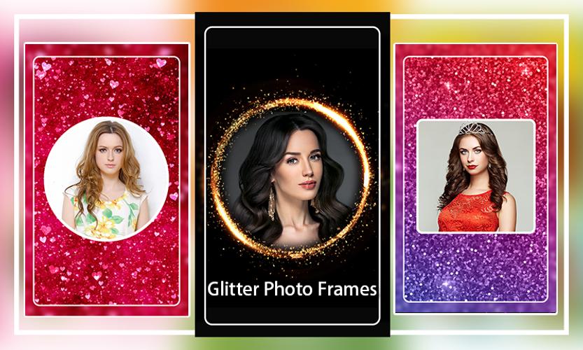 Glitter Photo Frames