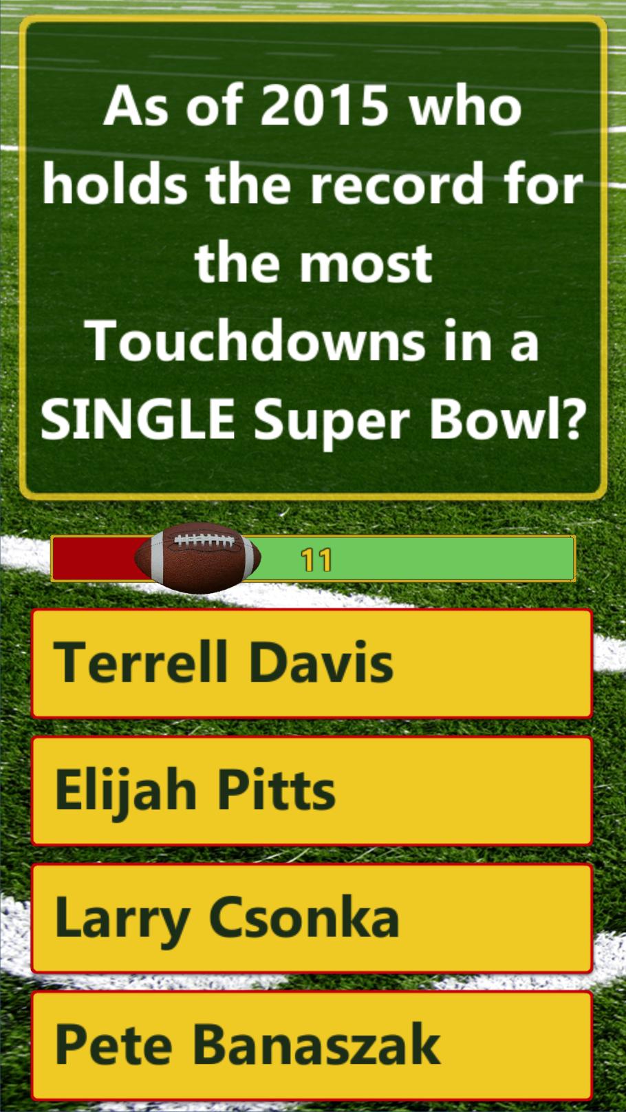 Big Game Trivia Fun