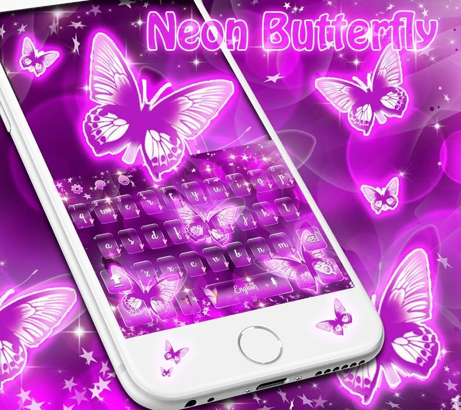 Pink Glitter Butterfly Live Wallpaper Theme