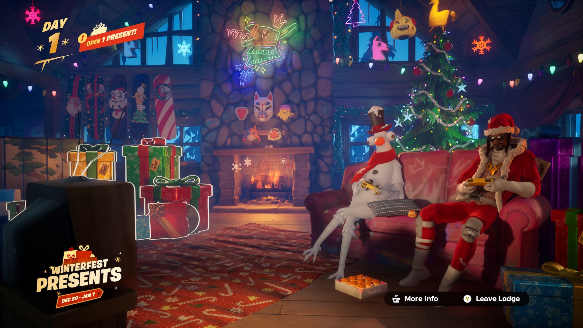 جميع Fortnite Winterfest 2024 تقدم وماذا بداخلها
