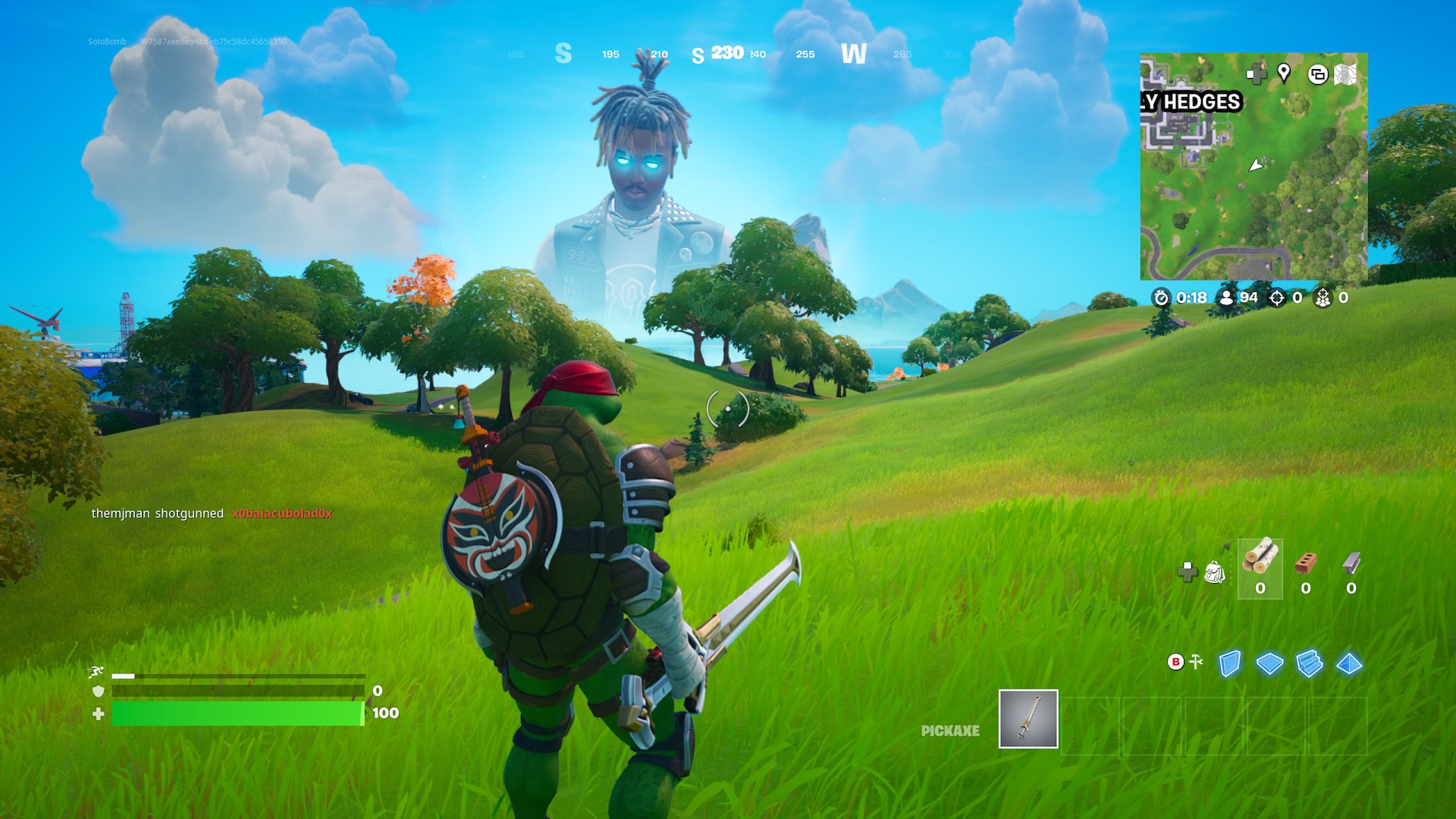 Fortnite的Juice WRLD在哪里？