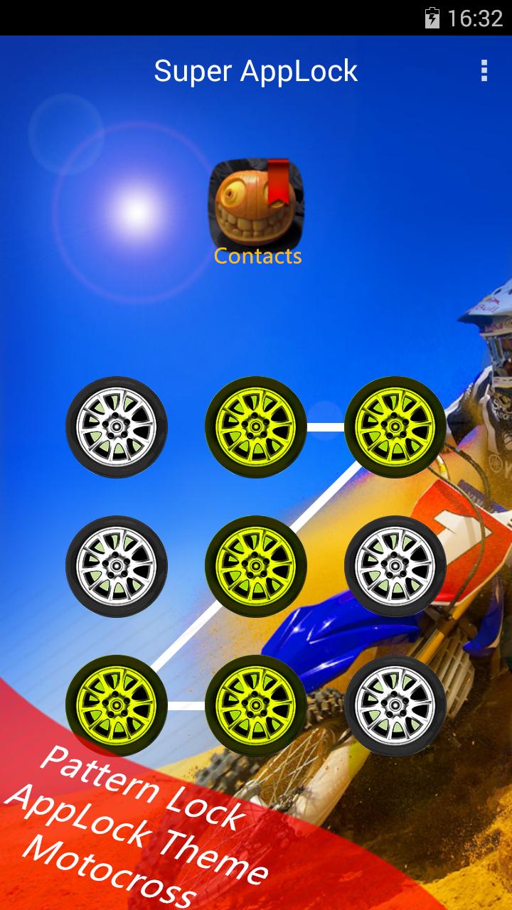 AppLock Theme Moto Race
