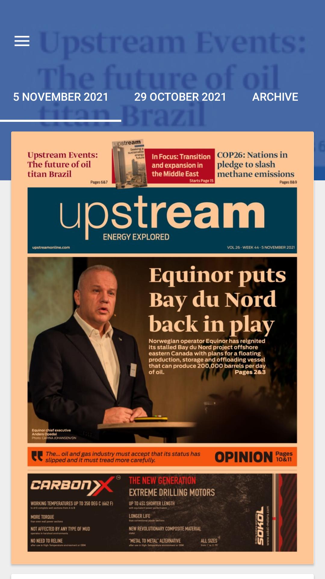 Upstream e-paper