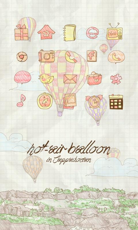 hot air balloon icon theme