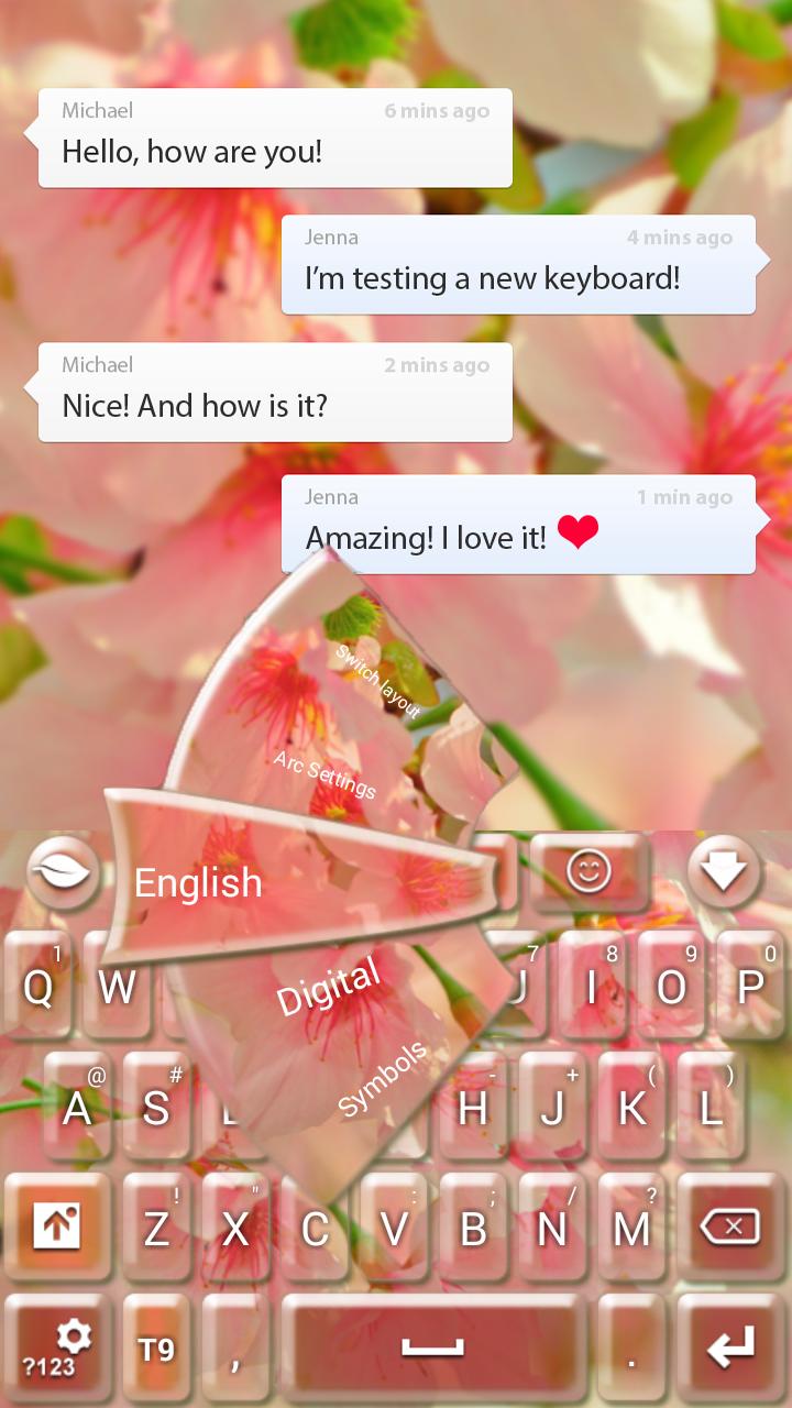 Cherry Blossom Keyboard