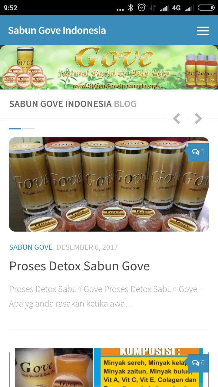 Sabun Gove Indonesia