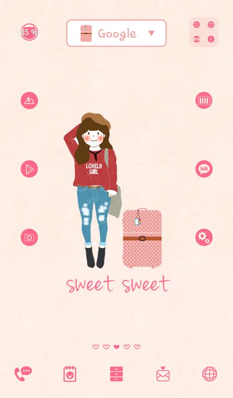 sweet girl(dal) dodol theme
