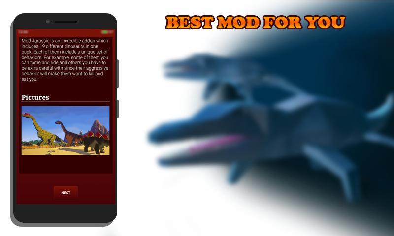 Mod Jurassic for MCPE