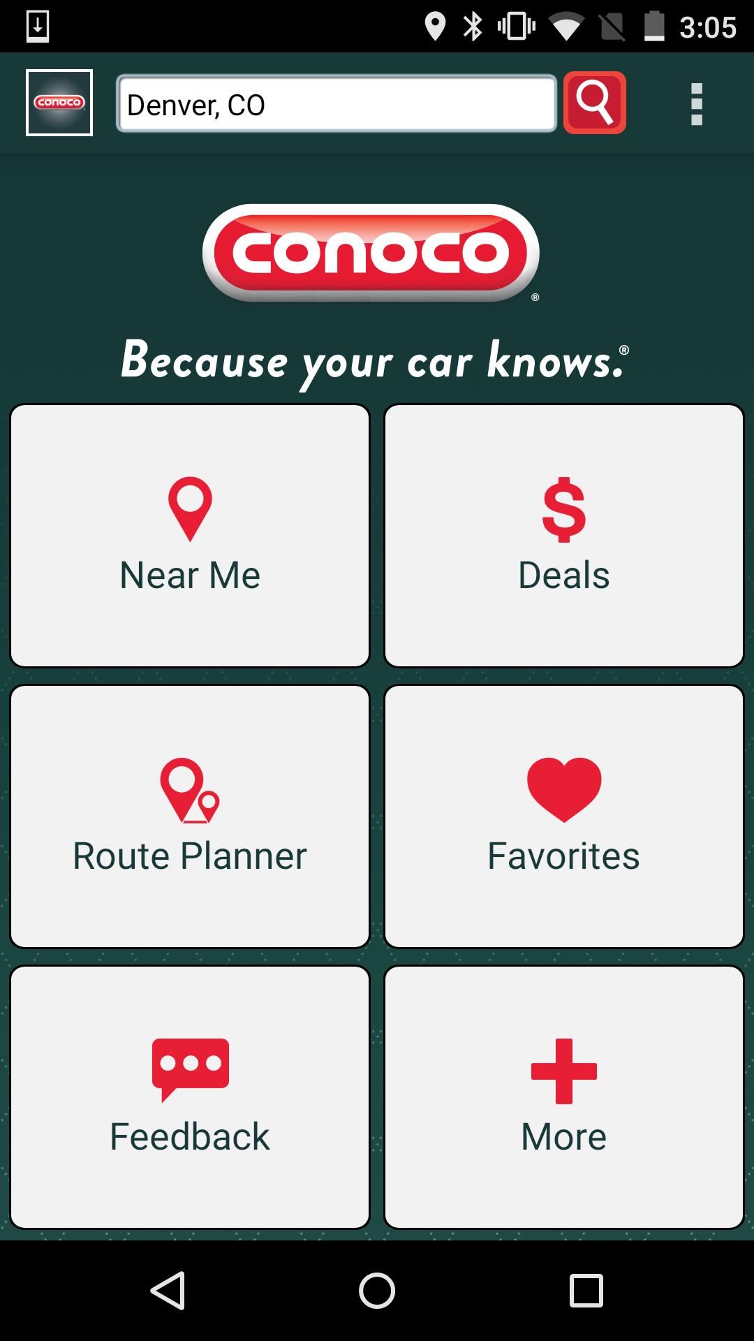 Conoco Station Finder