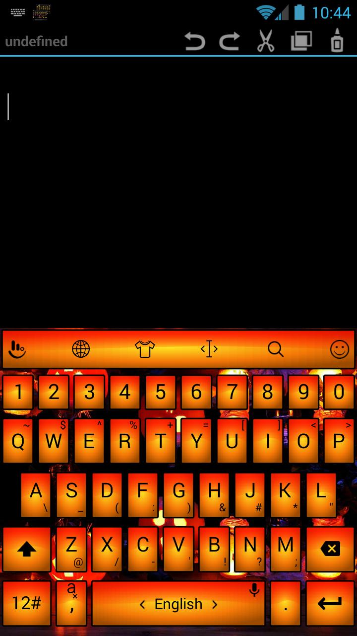 Keyboard Theme Led Halloween