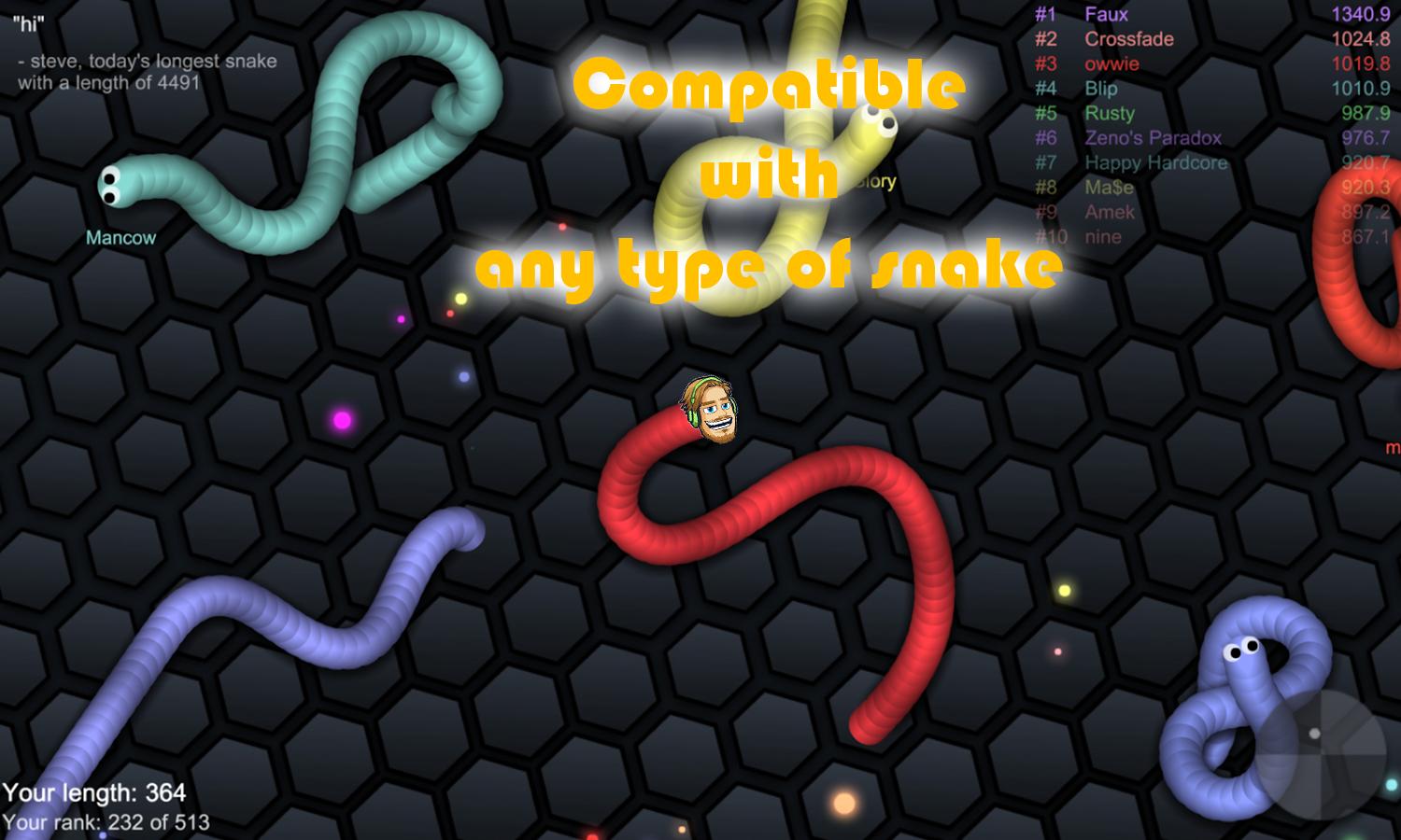 PewDiePie Skin for slither.io