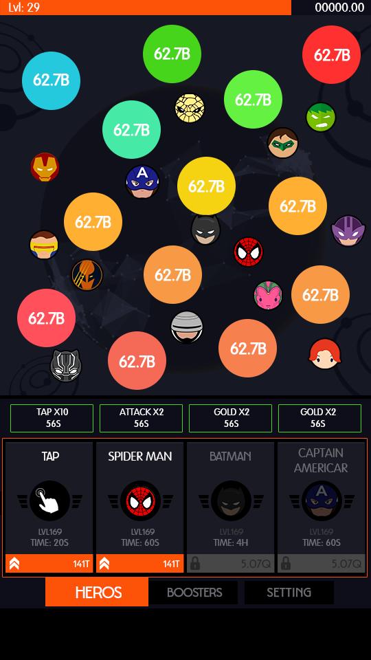 Idle Super Heroes