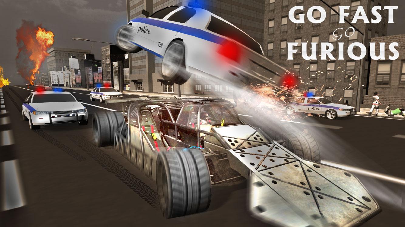 Endless Demolition Ramp Car