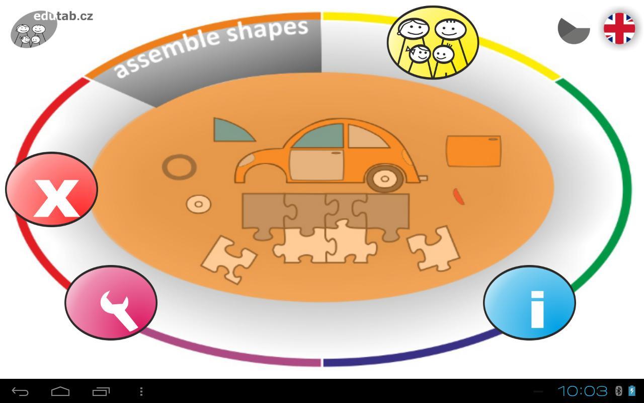 Assemble shapes free for kids